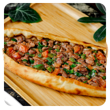 Kavurmalı pide